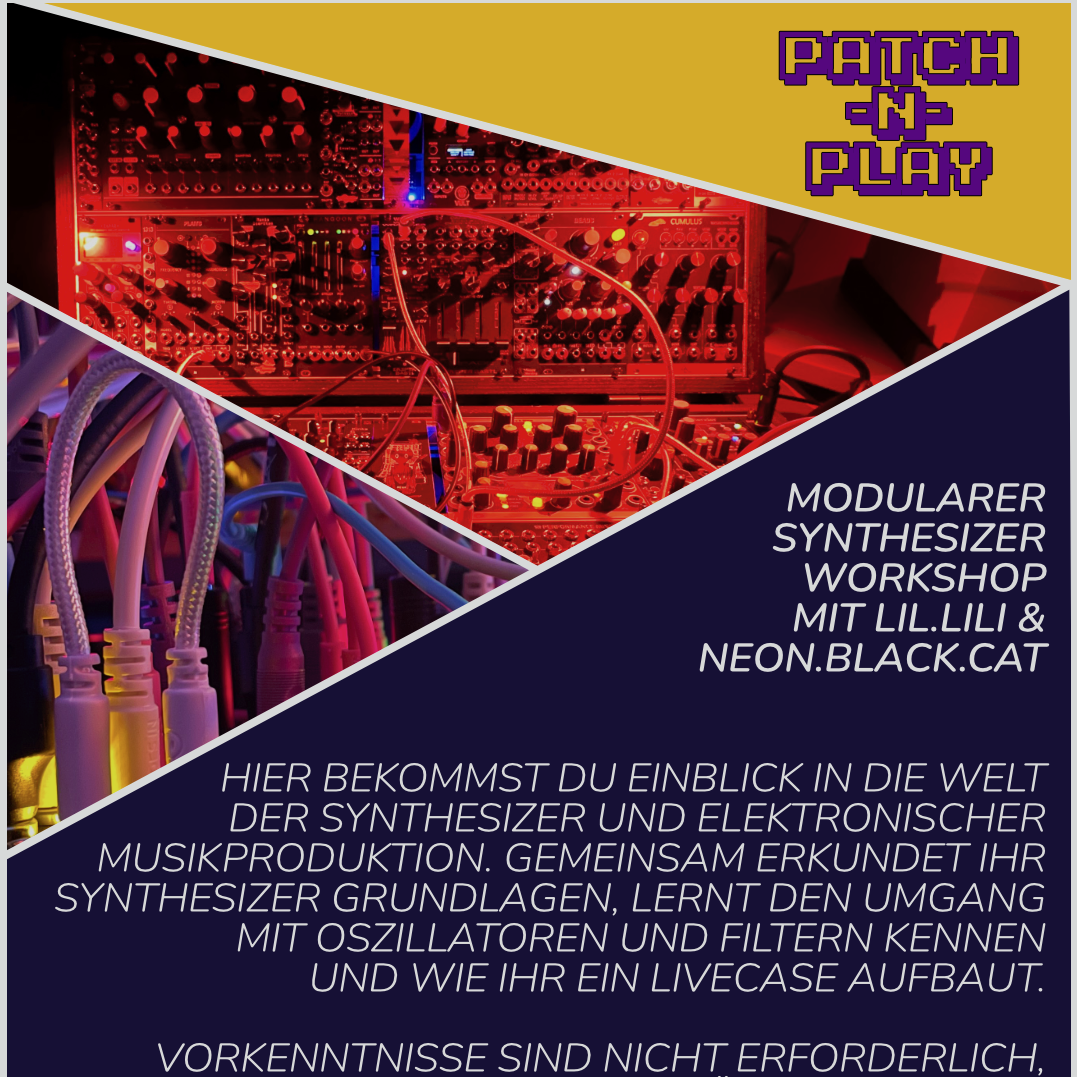 Patch & Play Modulare Synthesizer Workshop,